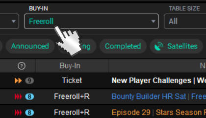 POKERSTARS FREEROLLS