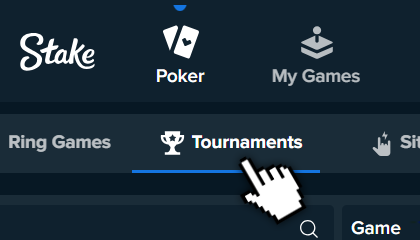 STAKE POKER TOURNAMENTS