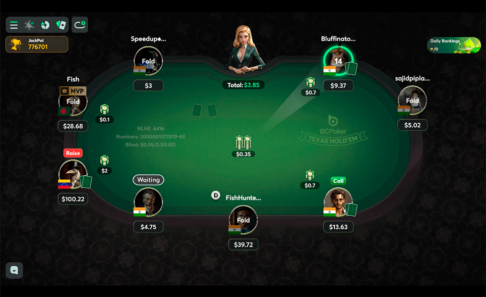 BCPOKER CASH TABLE