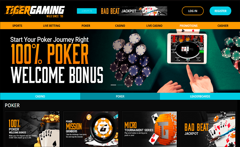 Site de Poker TigerGaming